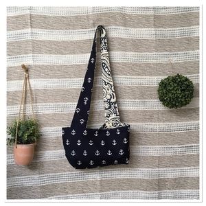 Handcrafted Anchor Crossbody